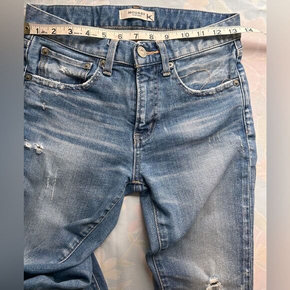 Moussy Vintage Saab Velma Skinny Ankle Women's Jeans Size 25 EUC - Picture 14 of 16